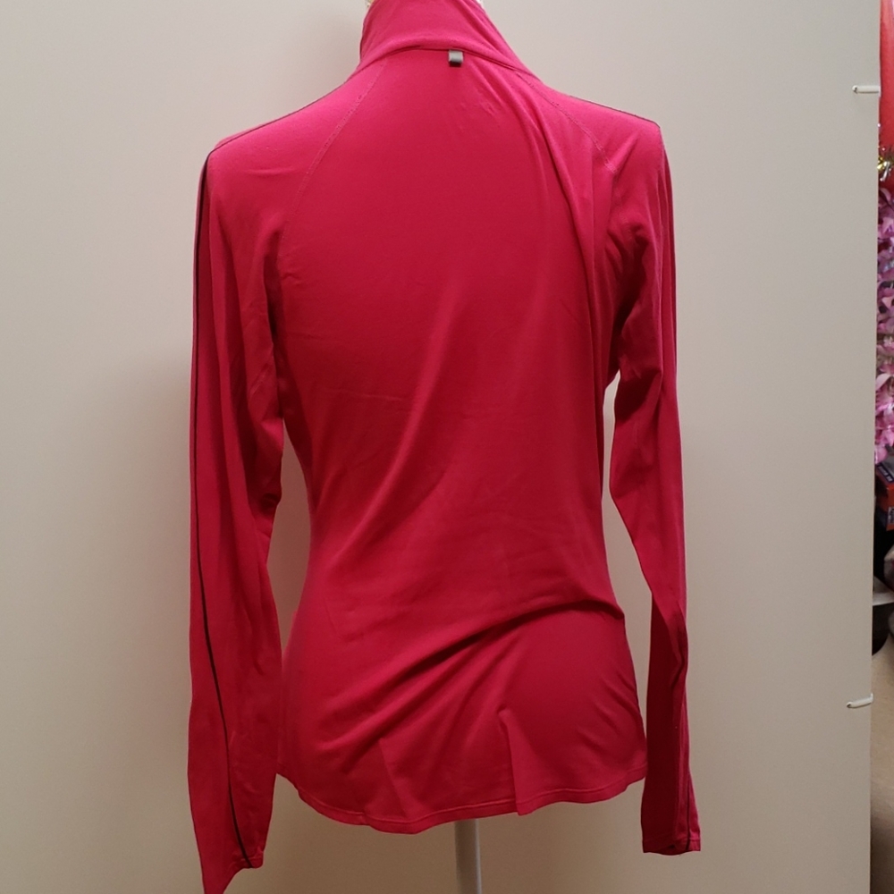 M Nike Hot Pink Dri-Fit Long Sleeve Top B83 - Picture 3 of 7